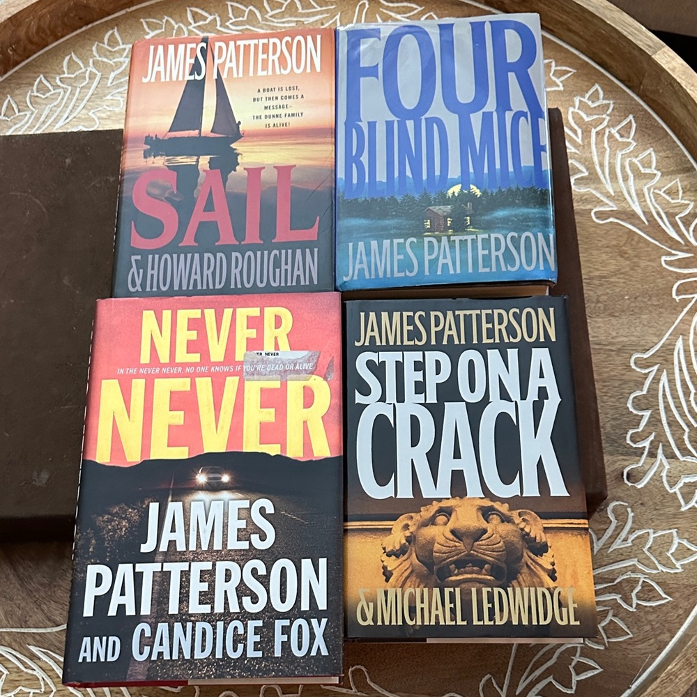 James Patterson Books set of 4 hardback